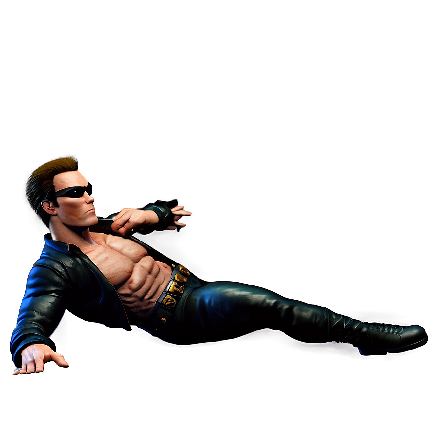 Johnny Cage Side Kick Png Aue