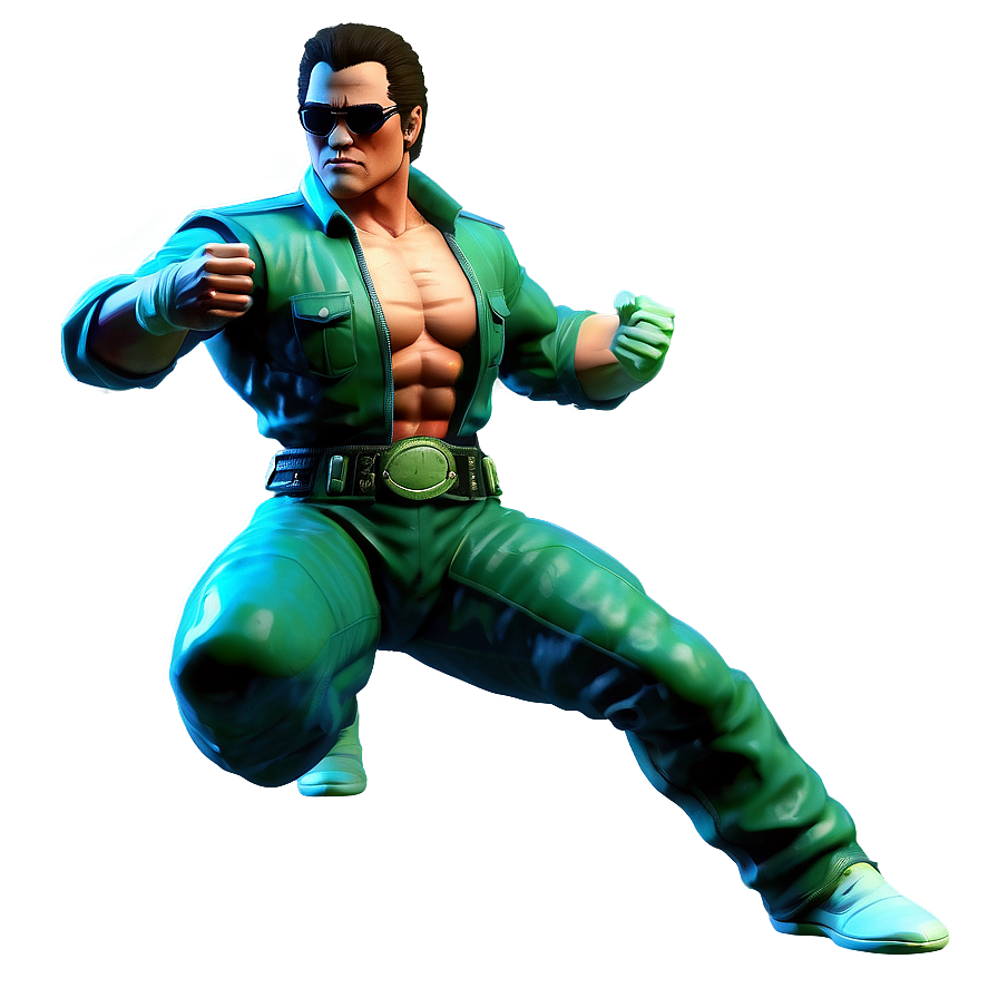 Johnny Cage Video Game Sprite Png 06292024