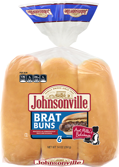 Johnsonville Brat Buns Packaging