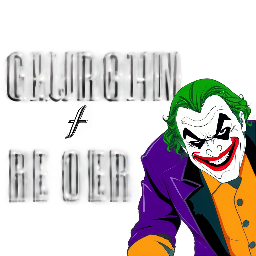 Joker Black And White Png 05212024