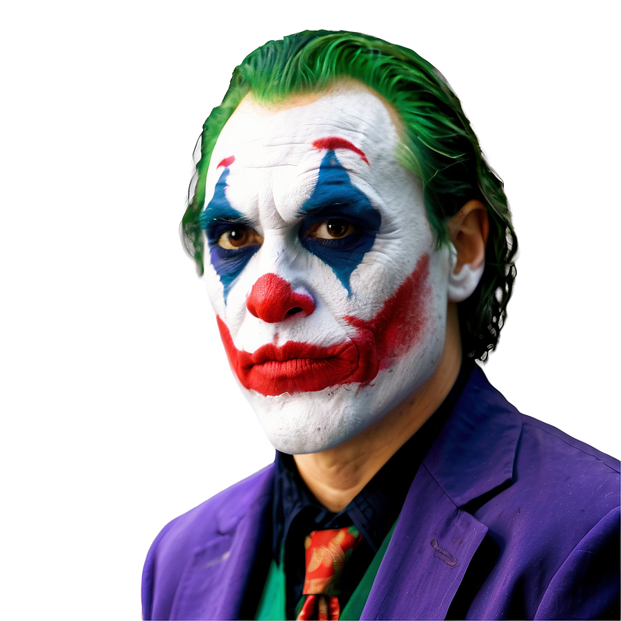 Joker Makeup Close-up Png Khx