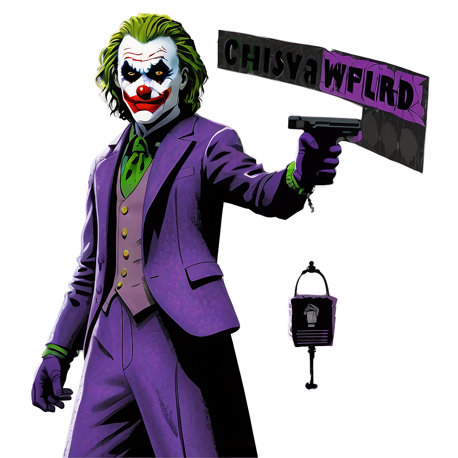 Joker's Chaotic World Png 57