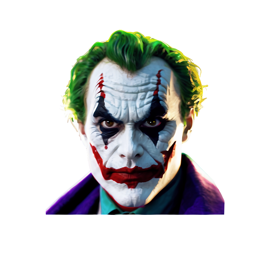 Joker's Psychotic Gaze Png Mfo30