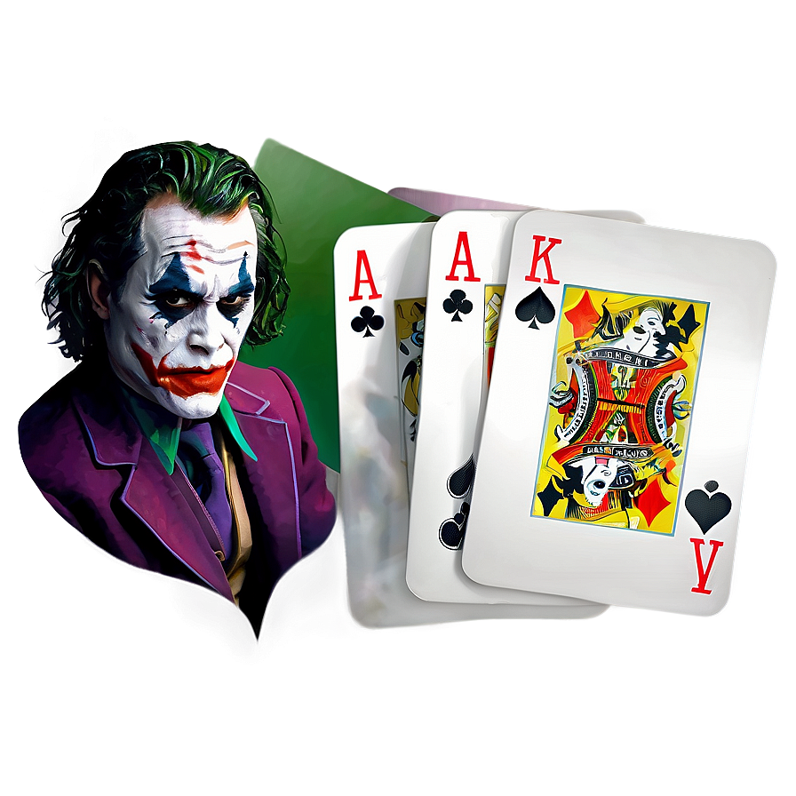 Joker With Playing Cards Png Odo