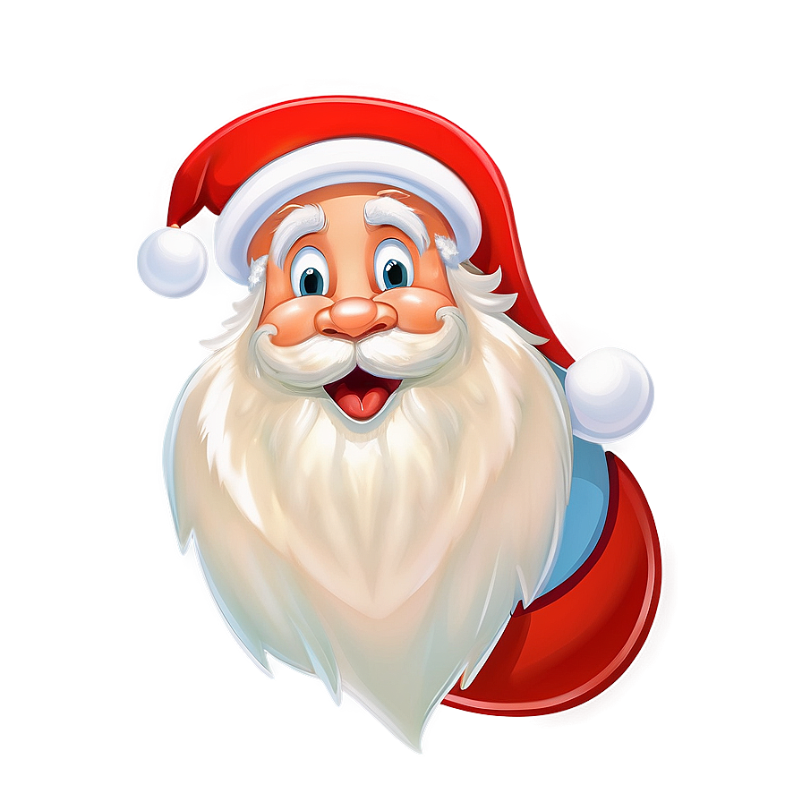 Jolly Santa Cartoon Illustration Png 86