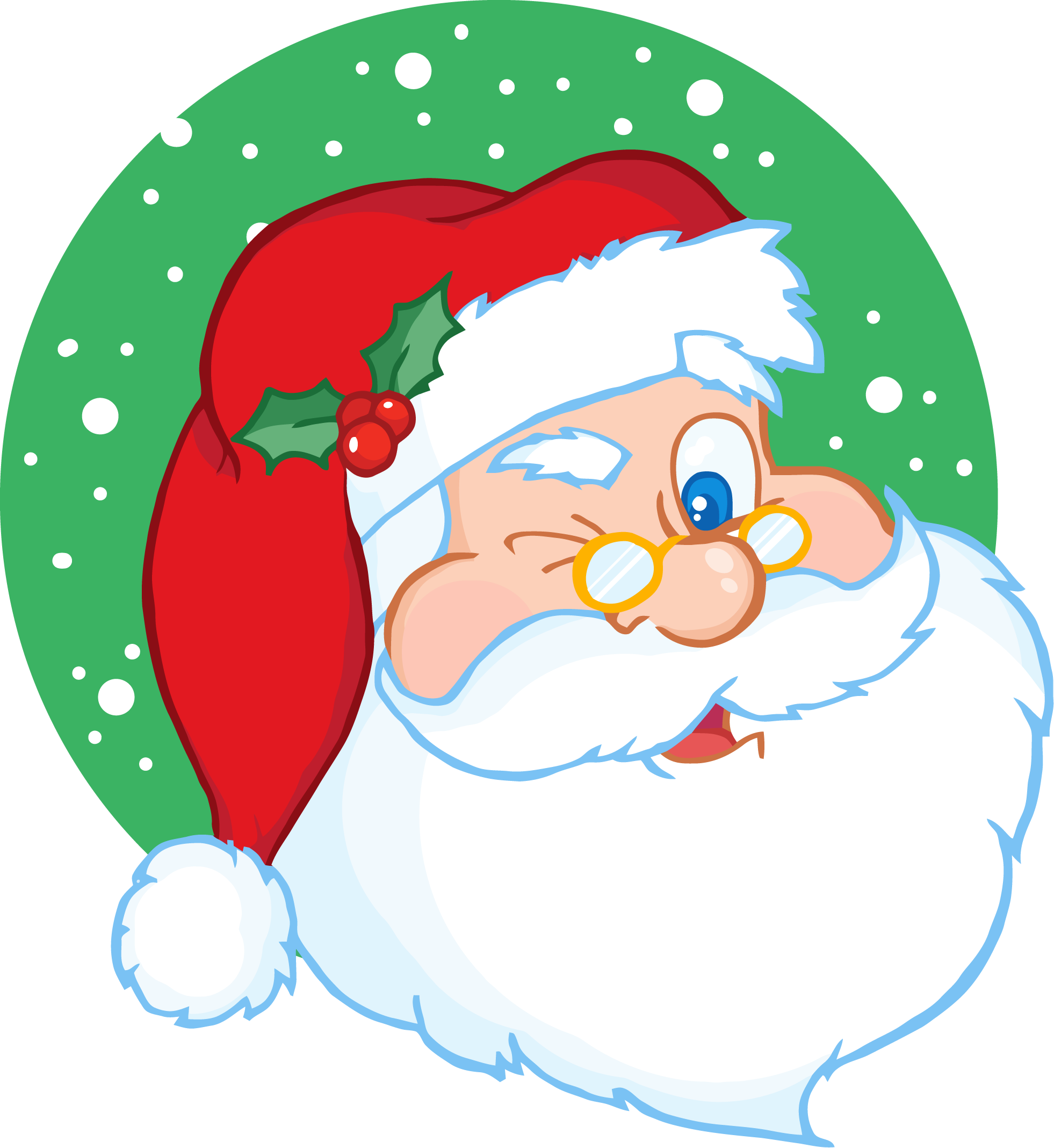 Jolly Santa Claus Portrait