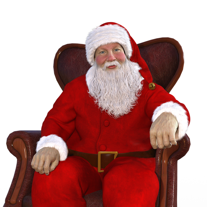 Jolly Santa Claus Sitting