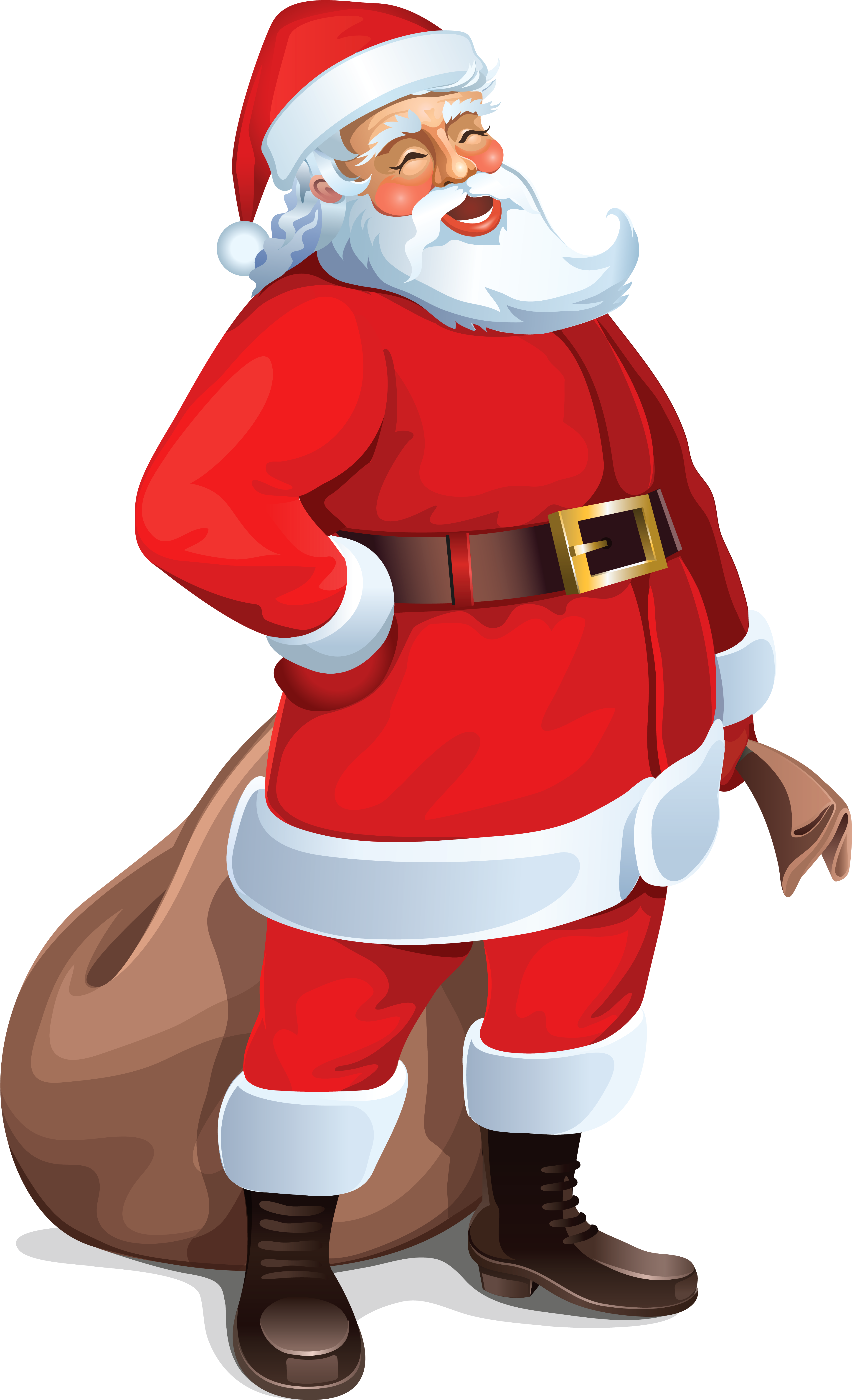 Jolly Santa Clauswith Sack