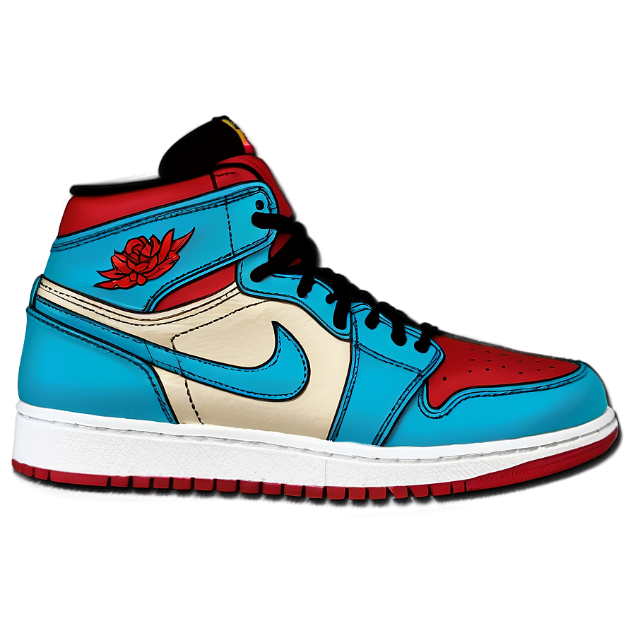 Jordan 1 Sneaker Png 05232024