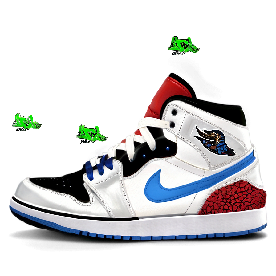 Jordan Shoes Artwork Png 8