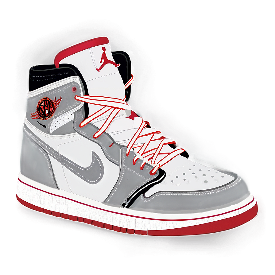 Jordan Shoes Illustration Png 23