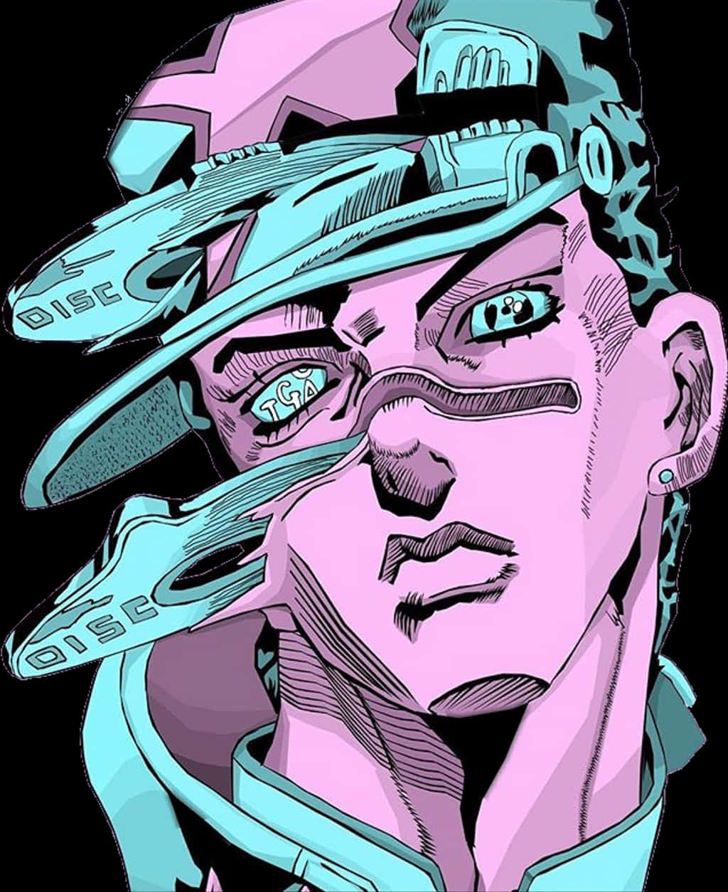 Jotaro Kujo Stylized Portrait