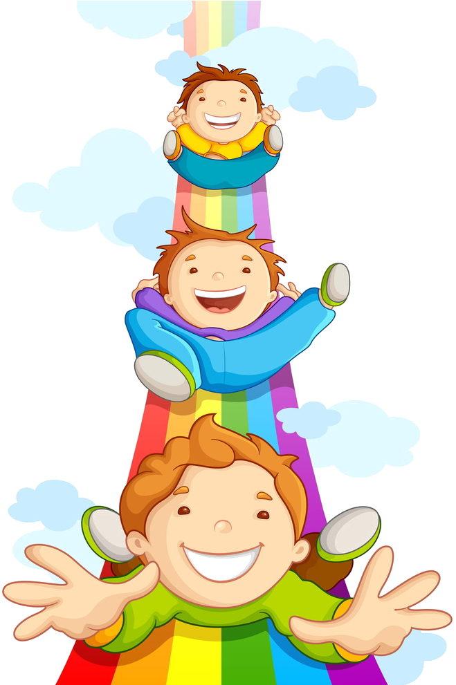 Joyful Sibling Celebration Illustration