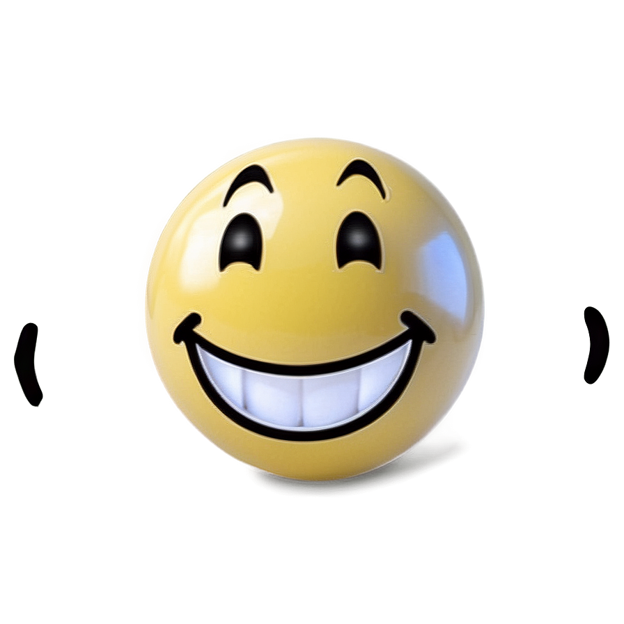 Joyful Smiley Face Adhesive Png 06272024