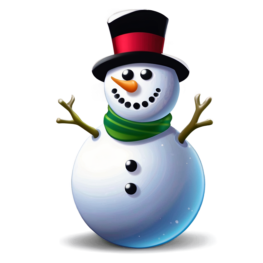 Joyful Snowman Icon Png 05062024