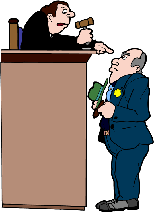 Judgeand Witness Cartoon