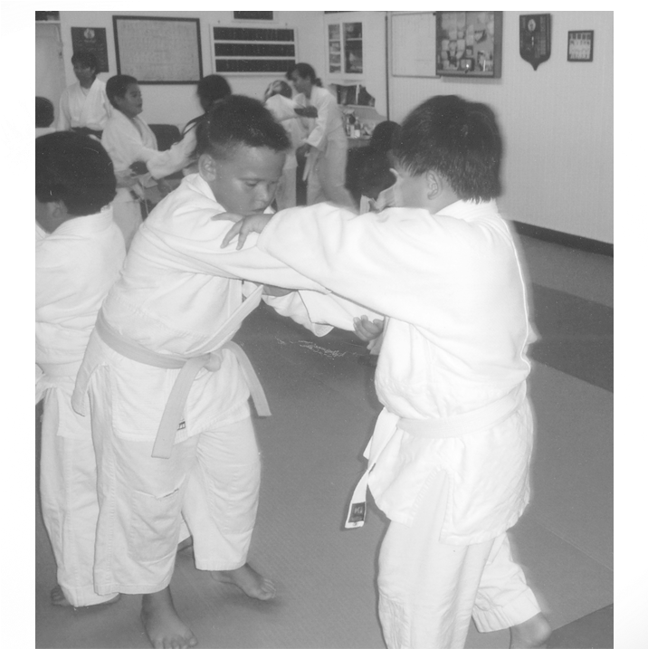 Judo Training Session Young Athletes