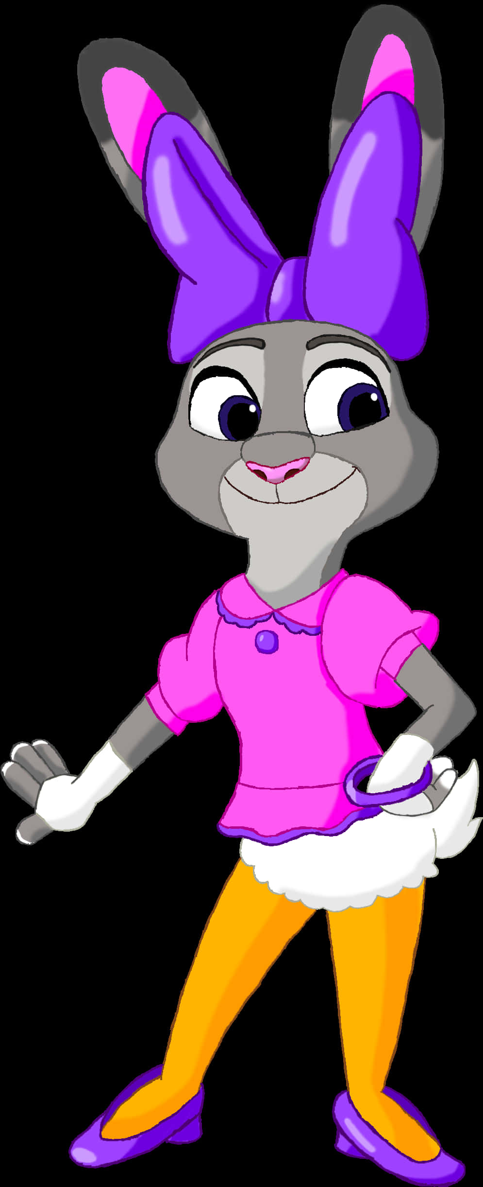 Judy Hopps Cartoon Character Outfit