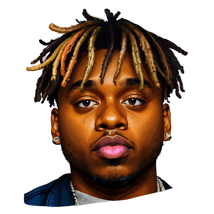 Juice Wrld Digital Painting Png 46