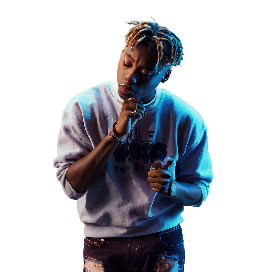 Juice Wrld Lyrics Inspired Art Png Ocl31