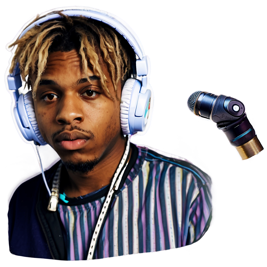 Juice Wrld With Headphones Png Vse