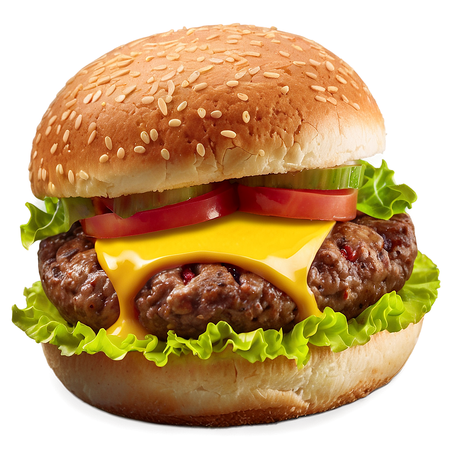 Juicy Cheeseburger Delight Png 05242024