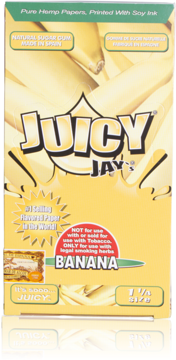 Juicy Jays Banana Flavored Hemp Papers