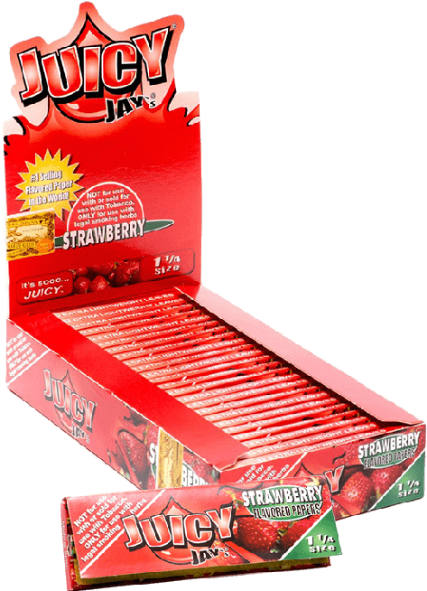 Juicy Jays Strawberry Flavored Papers