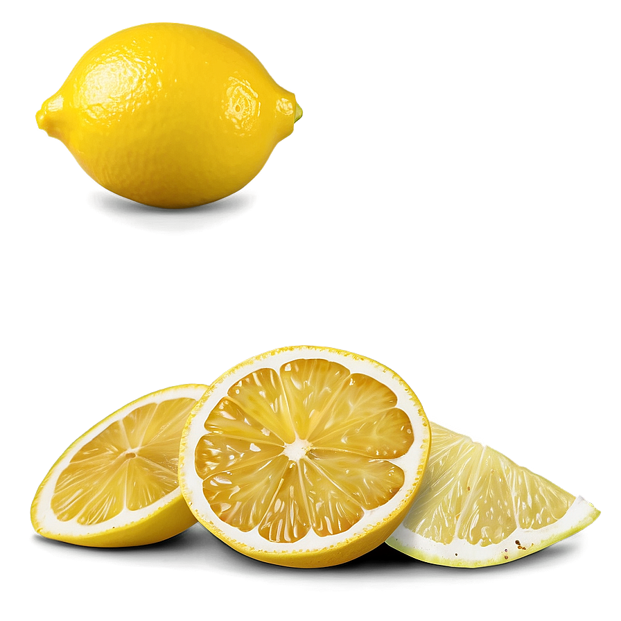 Juicy Lemon Wedge Png Yir99