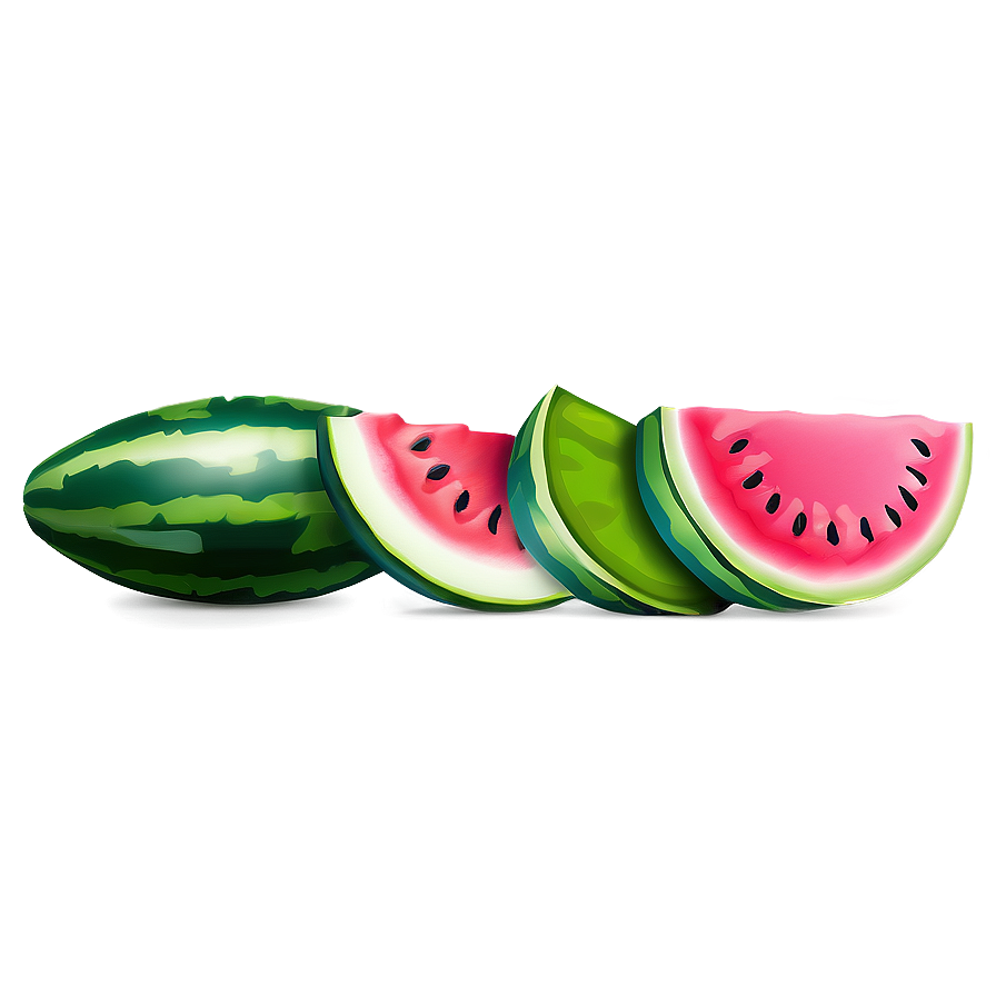 Juicy Watermelon Summer Png 71