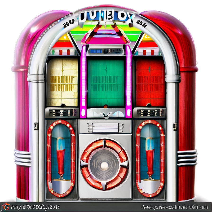 Jukebox With Karaoke Screen Png 06112024