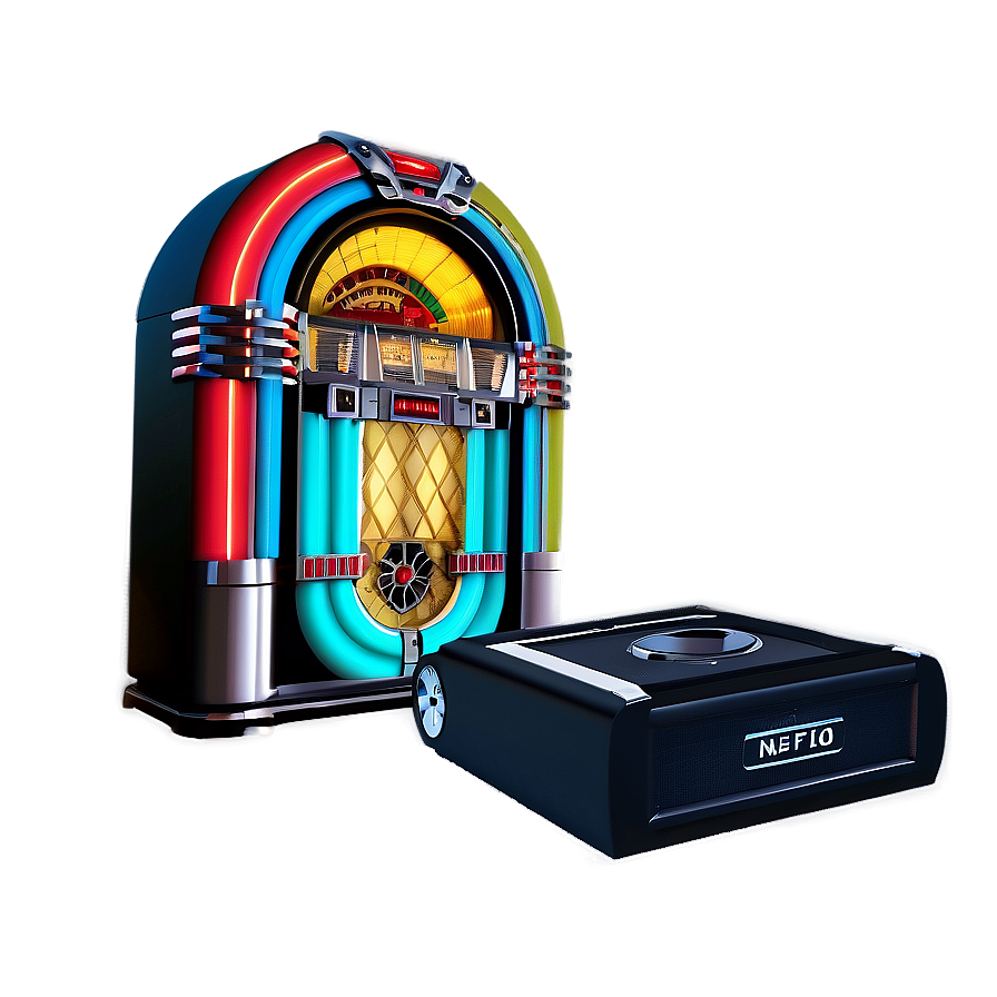 Jukebox With Karaoke Screen Png Bqj