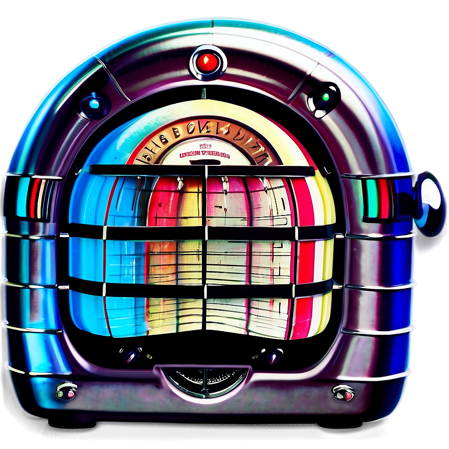 Jukebox With Vinyl Records Png Jar47