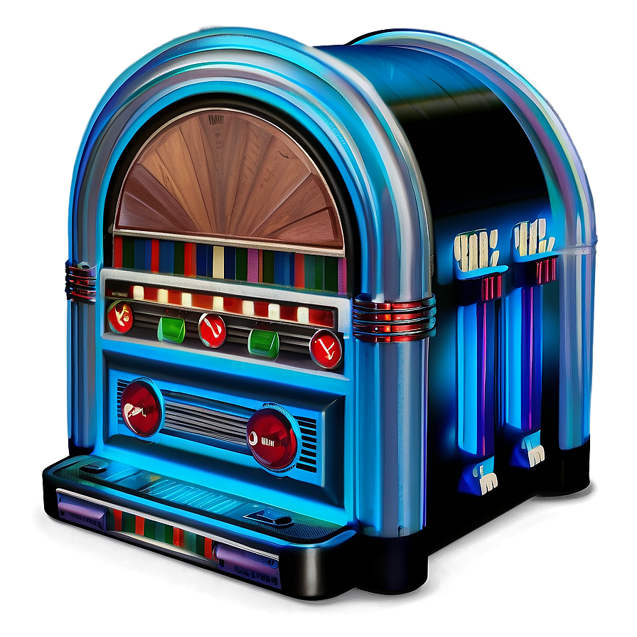 Jukebox With Vinyl Records Png Pga46