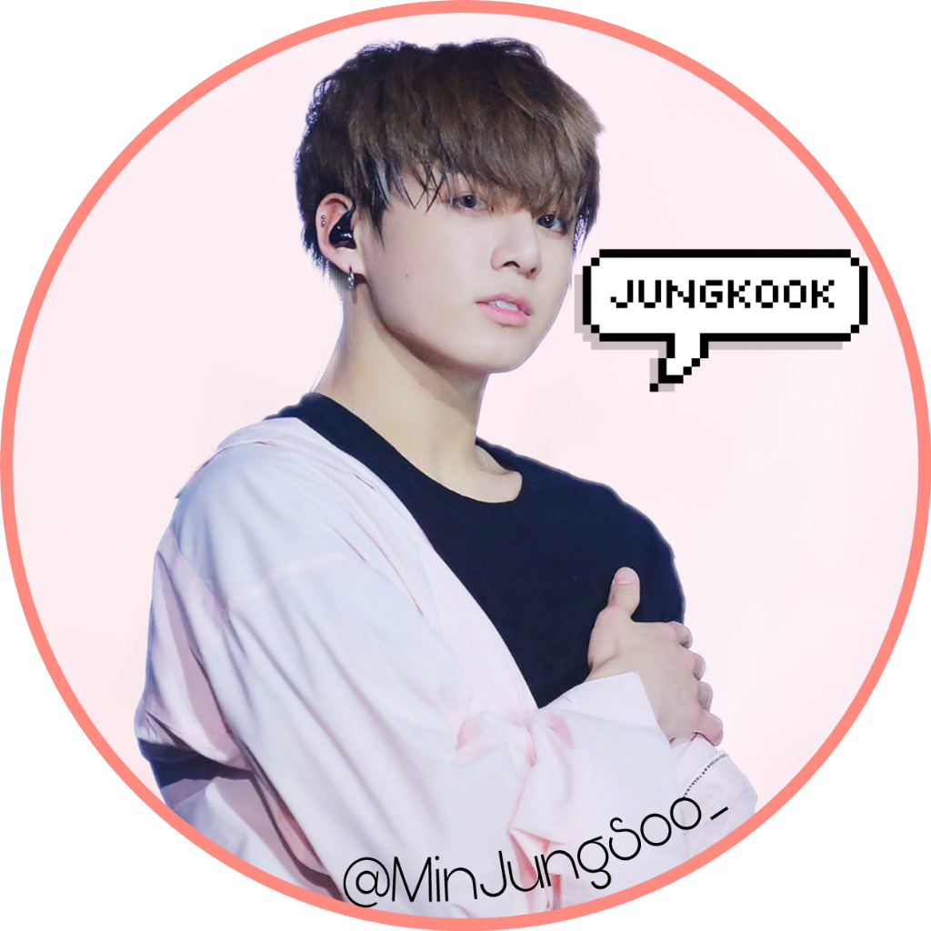 Jungkook Portraitin Peach Circle