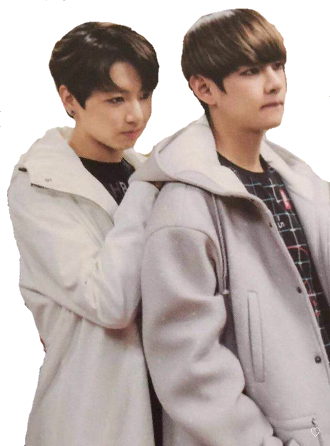 Jungkookand Friendin Coats