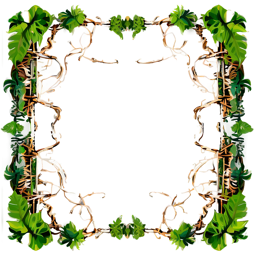 Jungle Forest Vines Clipart Png Raa