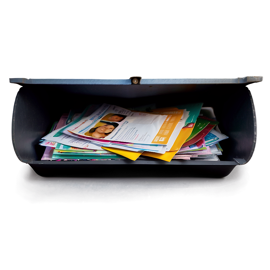 Junk Mail Bin Png 05242024