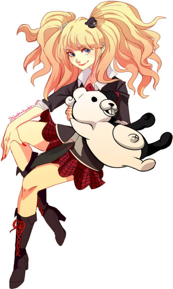 Junko Enoshima With Monokuma