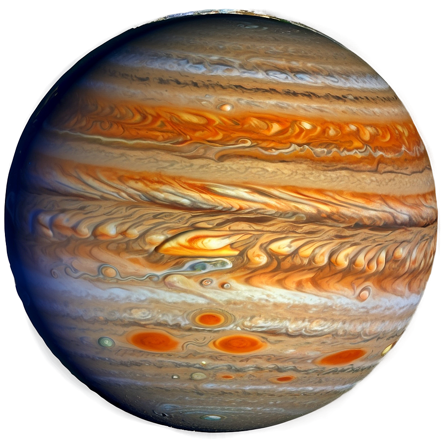 Jupiter's North Pole Png 05212024