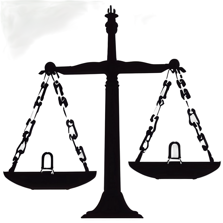 Justice Scale Silhouette Png 06132024