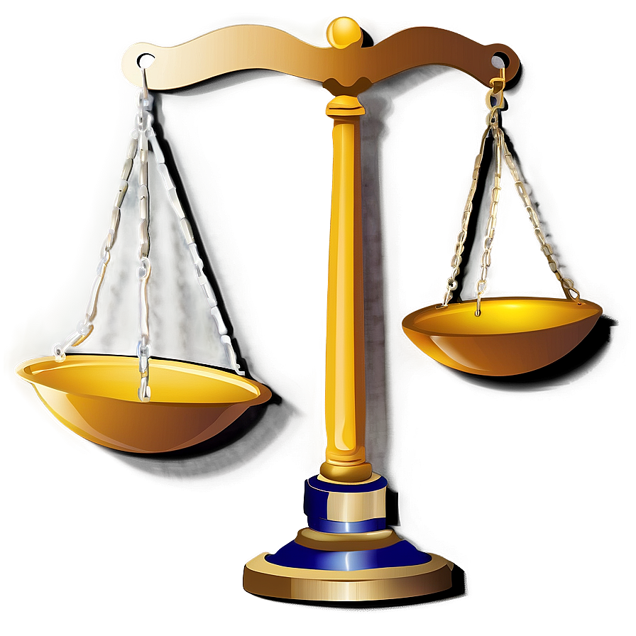 Justice Scale With Gavel Png 06132024