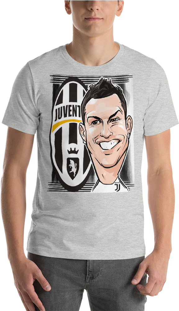 Juventus Fan T Shirtwith Cartoon Character