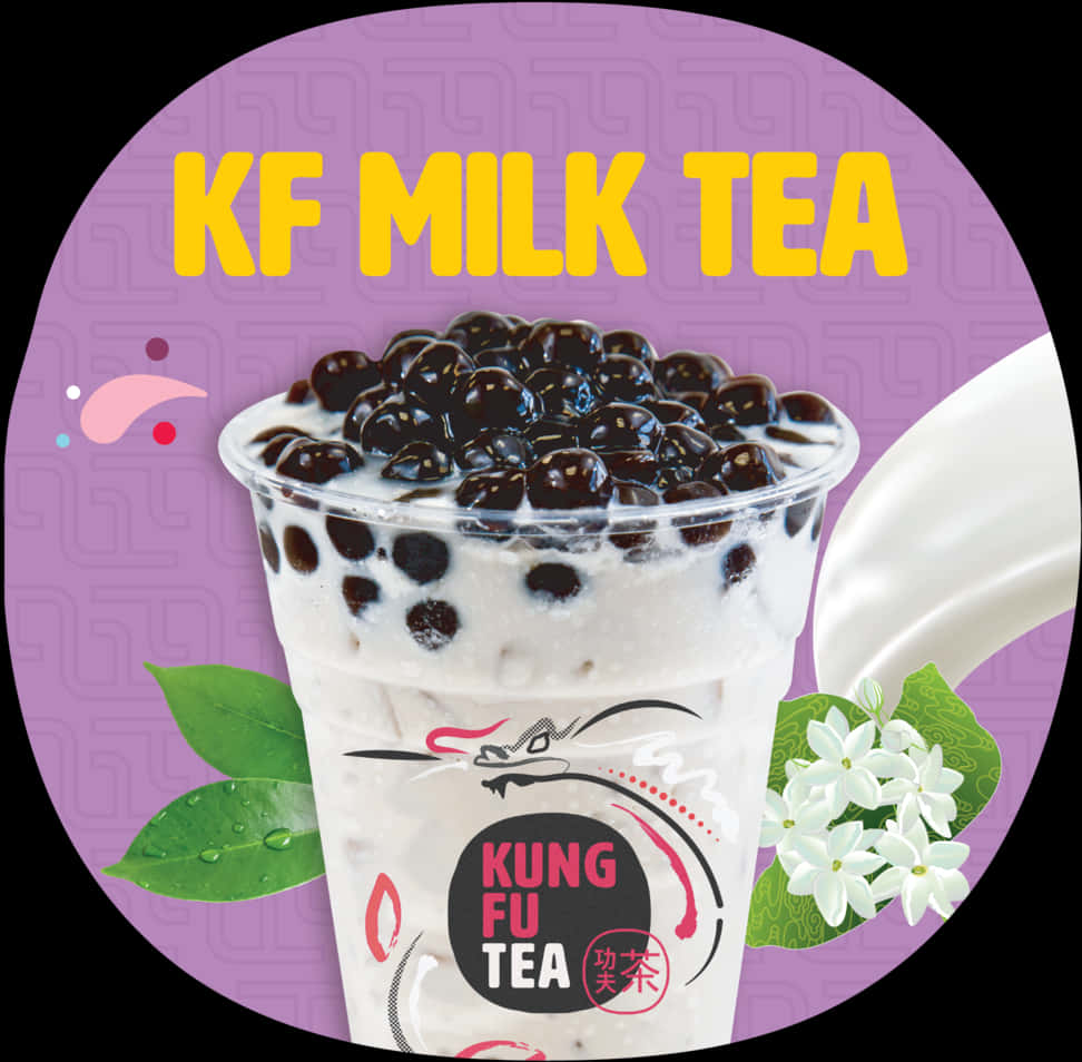 K F Milk Tea Bubble Tea Advertisement