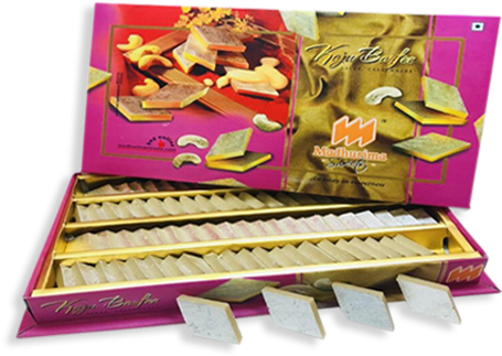 Kaju Katli Indian Sweet Box