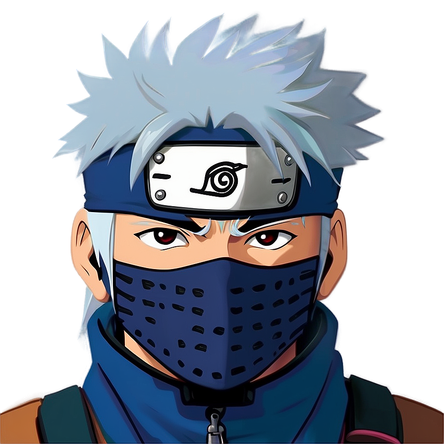 Kakashi Hatake Face Close-up Png 65