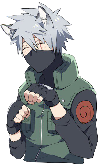 Kakashi Hatake Smiling With Closed Eyes