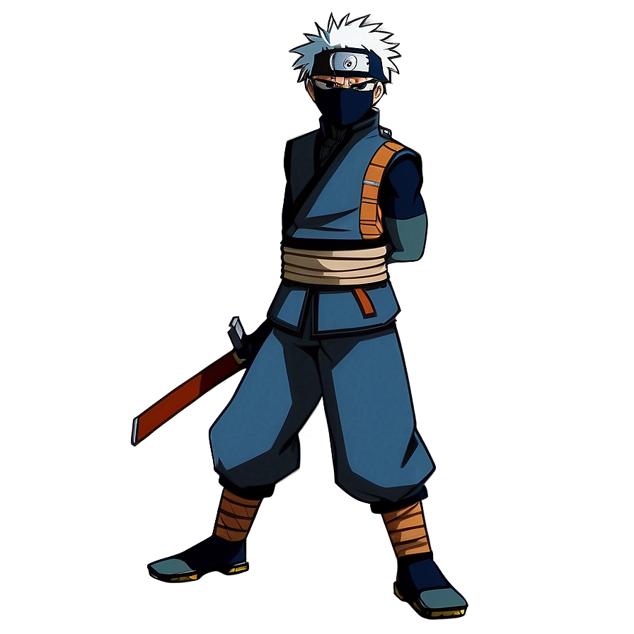 Kakashi In Ninja Outfit Png Sks