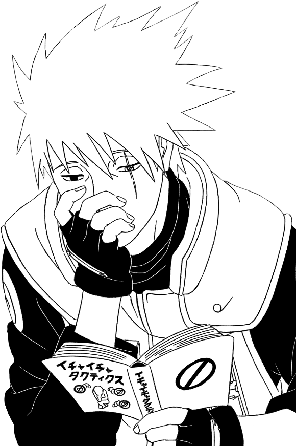 Kakashi Reading Icha Icha Paradise