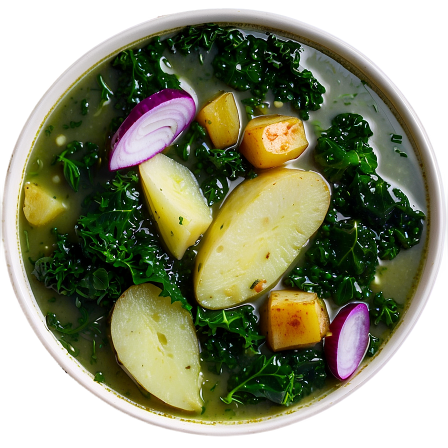 Kale And Potato Soup Png Mao8